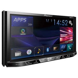 DVD Pioneer Avh-X598Tv 7" 2 Din TV Digital Bluetooth Waze Spotify USB AUX Mixtrax