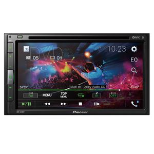 Dvd Player Pioneer 2 Din Avh-A318Bt Tela 6,8 Polegadas Bluetooth Usb