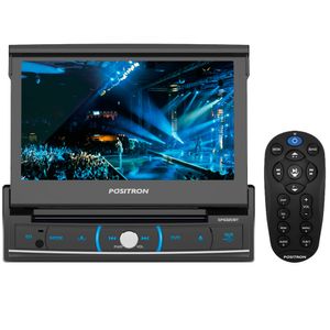 DVD Pósitron Sp-6320Bt 7" Tela Retrátil 1 Din Bluetooth USB SD AUX