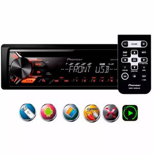 Cd Player Pioneer Deh-x1980Ub 1Din Usb Frontal Mixtrax