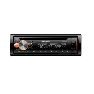 Cd Player Pioneer Deh-X5000Br 1 Din Blutooth Usb Radio Am Fm Spotify Auxiliar
