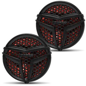 Par Mini Tweeter Bomber Bl10 120W Rms Preto e Vermelho