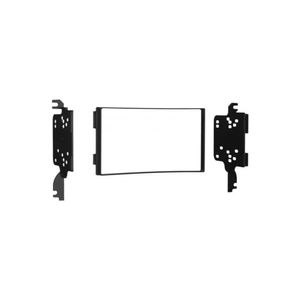 Moldura Painel 2Din Preto Suporte Fixacao 05008N Cabrio