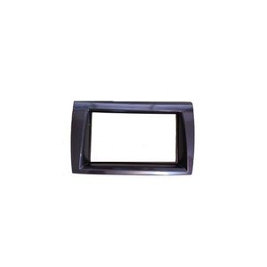 Moldura Painel 2Din Marrom Metalico Suporte Fixacao 04003Z Cabrio