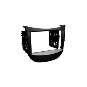 Moldura Painel 2Din Preto Aro Redutor Suporte Fixacao 05012D Cabrio