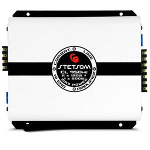 Módulo Amplificador Stetsom Booster Cl950 He 220W Rms 3 Canais