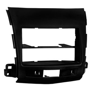 Moldura de Painel 1 Din 2 Din Mitsubishi Outlander Cabrio 08009N Preto Texturizada
