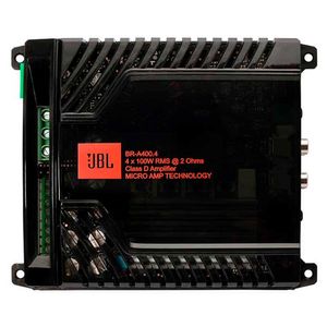 Modulo Amplificador Jbl Br-A400.4 400W Rms 4 Canais 2 Ohms