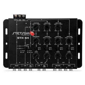Mesa Crossover Stetsom Stx64 4 Canais Entrada 4 Vias Saã­Da Mono Stereo