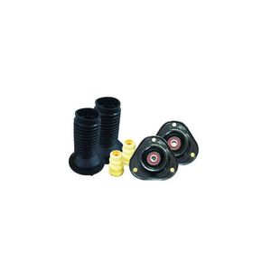 Kit Amortecedor Dianteiro Esquerdo Ou Direito 2 Batente 2 Coifa 2 Coxim Com Rolamento Sk824 Sampel
