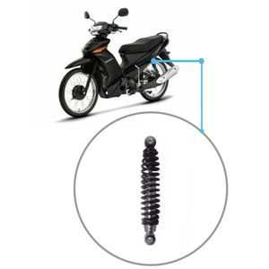 Amortecedor Yamaha Crypton 100 Traseiro Cromado S/ Regulagem Cofap Cr22602M Unitário