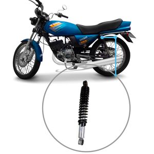 Amortecedor Yamaha Rdz Ybr 125 Traseiro Cromado C/ Regulagem Cofap Cr22600M Unitário