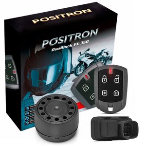 Alarme Moto Dedicado Duoblock Fx g8 Nxr 150 Bros Xre 190 Bloqueador E Sensor Movimento 12V 012882000 Positron