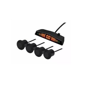 Sensor de Estacionamento Kx3 Db10 4 Sensores Preto Display Led Sinal Sonoro