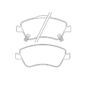 Pastilha De Freio Corolla 2.0 Dianteira Com Alarme Sistema Bosch 1398 Syl