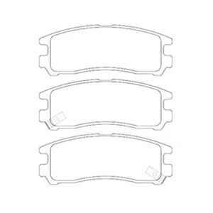 Pastilha De Freio Pajero 2.0 Traseira Sem Alarme Sistema Akebono 2313 Syl