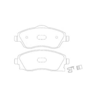 Pastilha De Freio Corsa Hatch 1.4 Dianteira Sistema Trw 1105 Syl