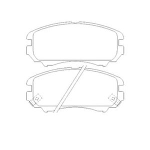 Pastilha De Freio Optima 2.4 Dianteira Com Alarme Sistema Mando Pistao Ferro Fundido 2274 Syl