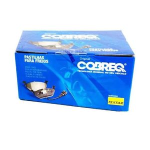 Pastilha De Freio Crv Traseira Cobreq N1393 Com Alarme Sistema Akebono Jogo