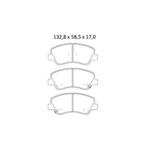 Pastilha De Freio Elantra 2.0 Dianteira Sem Alarme 6261 Syl