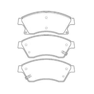 Pastilha De Freio Cruze 1.8 Dianteira Sistema Bosch 2118 Syl
