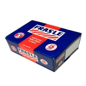 Pastilha De Freio C8 Dianteira Frasle Pd1443A Com Alarme Sistema Girling Jogo