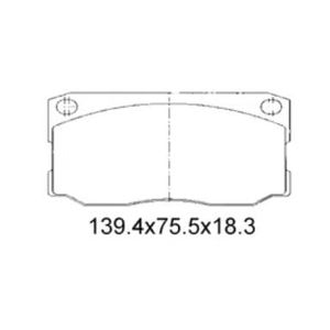 Pastilha De Freio F4000 2.9 Dianteira Sistema Varga 1226 Syl