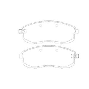 Pastilha De Freio Sentra 2.0 Dianteira Com Alarme Sistema Akebono 2179 Syl