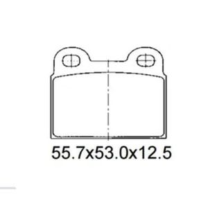 Pastilha De Freio Variant 1.6 Dianteira Ou Traseira Sem Alarme Sistema Teves 1401 Syl