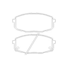 Pastilha De Freio Carens 2.0 Dianteira Com Alarme Sistema Mando 2374 Syl