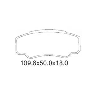 Pastilha De Freio Ducato 2.8 Traseira Sem Alarme Sistema Bosch 1152 Syl