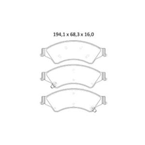 Pastilha De Freio Ranger 2.5 Dianteira Sem Alarme Sistema Fomoco 4213 Syl