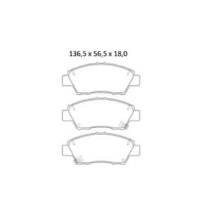 Pastilha De Freio Fit 1.5 Dianteira Com Alarme Sistema Nissin 4253 Syl