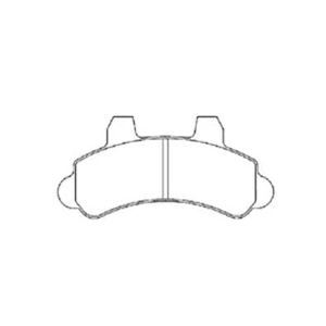 Pastilha De Freio A20 4.1 Dianteira Sistema Bendix 1099 Syl
