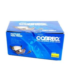 Pastilha De Freio Sandero Dianteira Cobreq N443 Com Alarme Sistema Girling Jogo