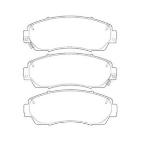 Pastilha De Freio Crv 2.0 Dianteira Com Alarme Sistema Sumitomo 2253 Syl