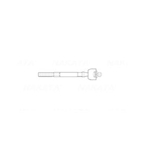Barra Axial Uno Esquerda ou Direita 170mm Nakata N634