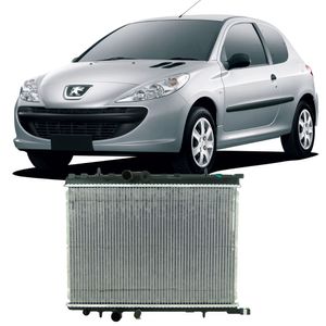 Radiador Peugeot 207 206 Manual Com Ou Sem Ar Valeo 732926R