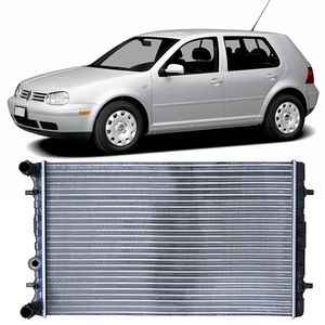 Radiador De Motor Valeo 732769R Vw Golf Audi A3 Manual Com Ou Sem Ar