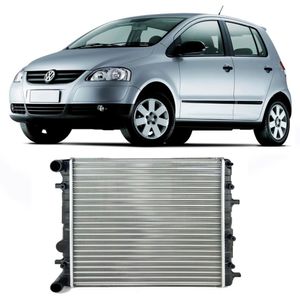 Radiador De Motor Valeo 732863R Vw Fox Polo Manual Sem Ar