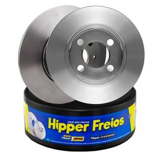 Par Disco Freio Chevette 1.0 Dianteiro Solido Com Cubo 238Mm 4 Furos Hf22 Hipper Freios