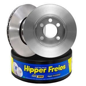 Par Disco Freio Corolla 1.8 Dianteiro Ventilado Sem Cubo 273Mm 5 Furos Hf504 Hipper Freios