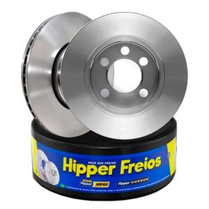 Par Disco Freio Boxer 2.3 Dianteiro Ventilado Sem Cubo 280Mm 5 Furos Hf41 Hipper Freios