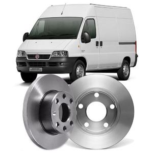 Par Disco Freio Boxer 2.3 Dianteiro Ventilado Sem Cubo 300Mm 5 Furos Hf40 Hipper Freios