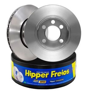 Par Disco Freio Crv 2.0 Dianteiro Ventilado Sem Cubo 296Mm 5 Furos Hf712 Hipper Freios