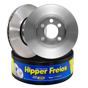 Par Disco Freio Cruze 1.8 Dianteiro Ventilado Sem Cubo 276Mm 5 Furos Hf51B Hipper Freios