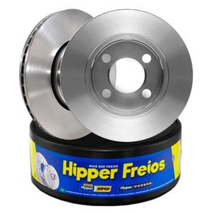 Par Disco Freio Clio 1.6 Dianteiro Ventilado Sem Cubo 260Mm 4 Furos Hf549A Hipper Freios