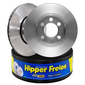 Par Disco Freio Civic 1.8 Dianteiro Ventilado Sem Cubo 262Mm 5 Furos Hf700A Hipper Freios