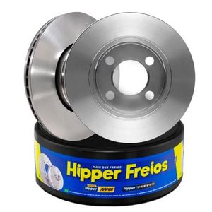 Par Disco Freio Gol G6 1.0 Dianteiro Ventilado Sem Cubo 280Mm 4 Furos Hf87E Hipper Freios