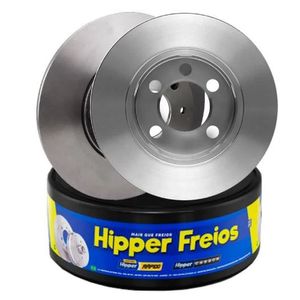 Par Disco Freio Cruze 1.8 Traseiro Solido Sem Cubo 268Mm 5 Furos Hf51E Hipper Freios